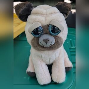 Feisty Pets Manny Macho™️ Stuffed Dog Plush Animal 8.5” Pug Toy